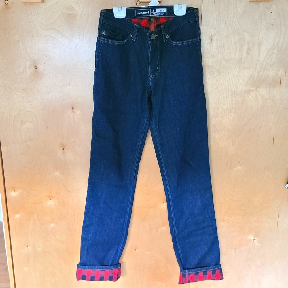 Carhartt Women's Flannel Lined Jeans - NWT